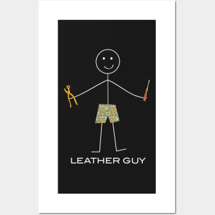 Funny Mens Leatherworking design Posters and Art